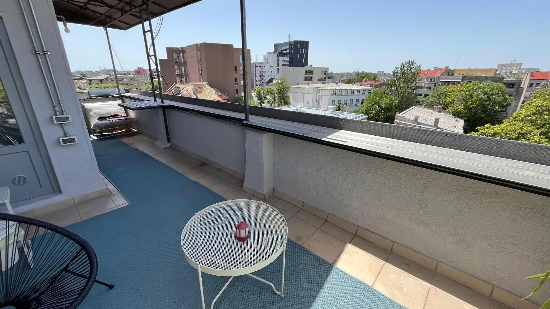 Terrace View Downtown Studio Bucharest Romania